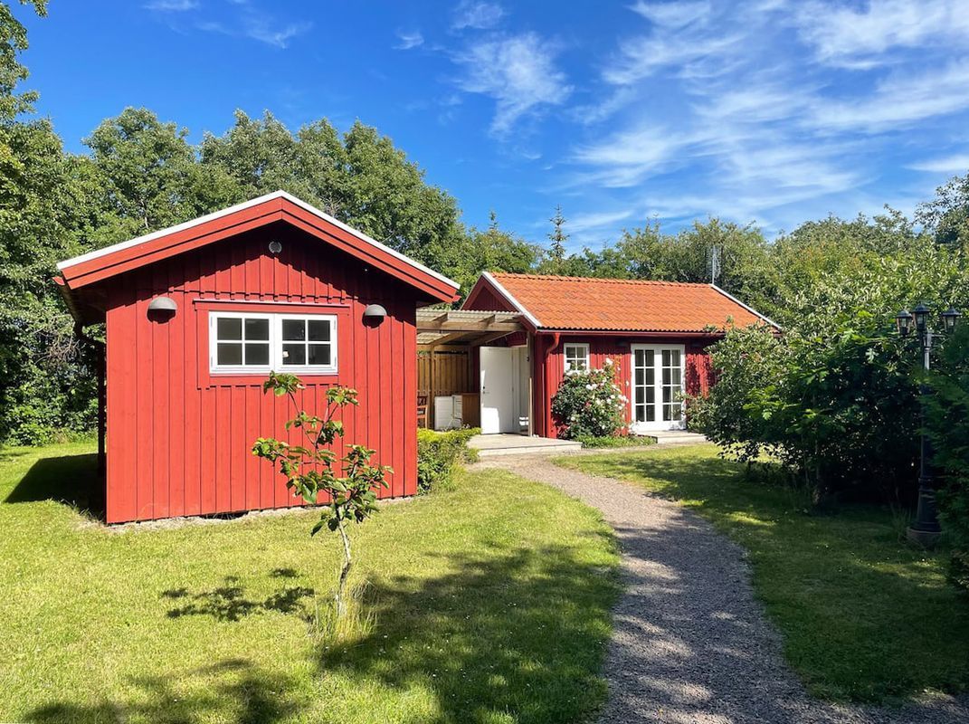 Stuga med 3 sängplatser i  Strandbaden, Skåne