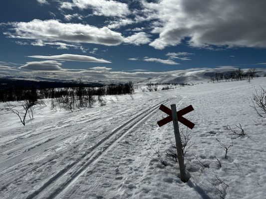 Ullådalen, nås på turskidor från Tegefjäll