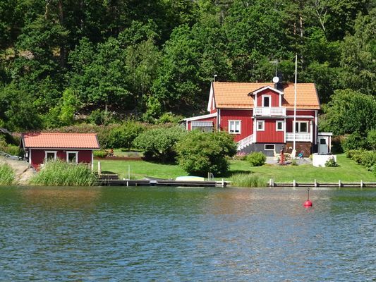 Skärgårdshus i Gryts skärgård