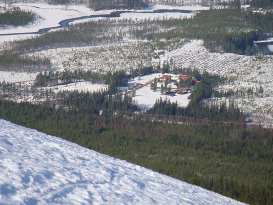 Nymon från toppen av Stötenfjället