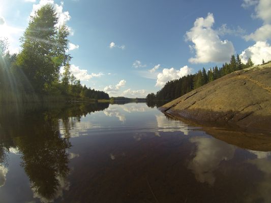 Torp med sjöläge vid kanotleden Svartälven, bastu - Bild 23