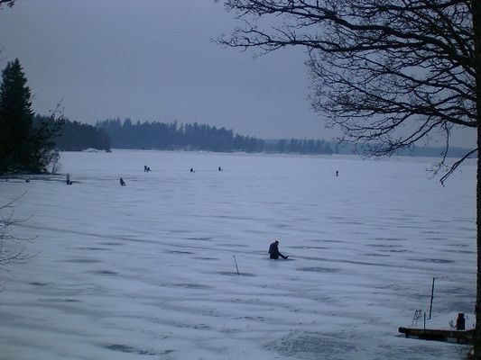 Stuga Precis vid Sjön (Sämsjön)Båt Fiske i sverige - Bild 51