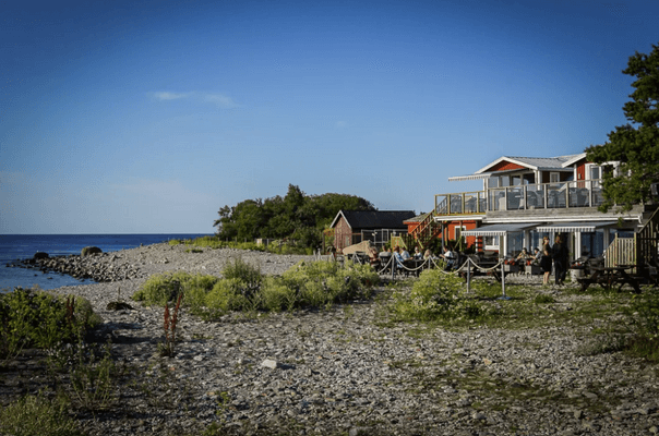 Restaurang Stenflisan vid Byxelkroks hamn