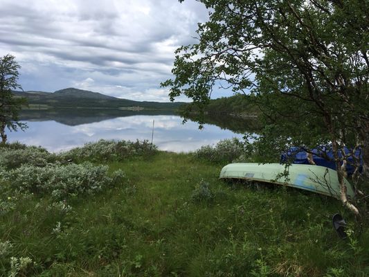 Roddbåt i Malmagen