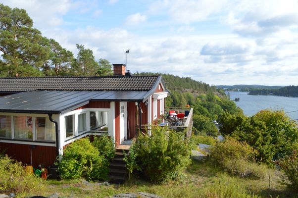 Lillängsdal Ingarö Panorama havsutsikt nära strand