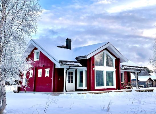 Nybyggt hus i Grövelsjön/Storsätern