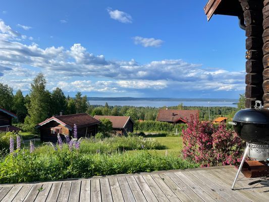 Stor trevlig stuga Tällberg Dalarna utsikt Siljan