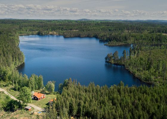 Stuga vid sjö uthyres i Asa, Lammhult  Småland - Bild 13