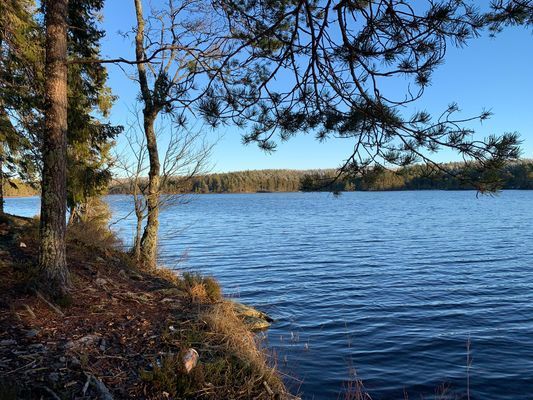 Vackert belägen stuga i Glaskogens naturreservat