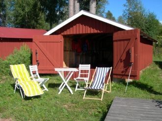 Sjöboden vid Siljans strand