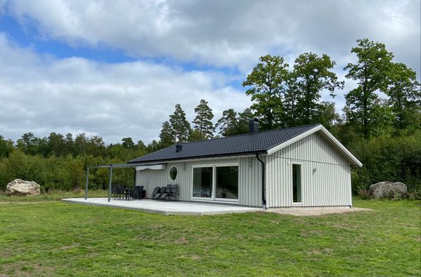 Nybyggd villa med panoramautsikt