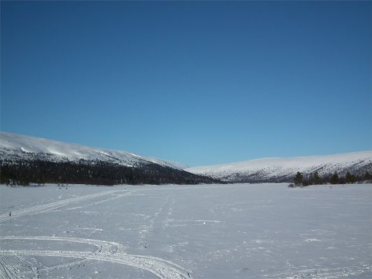 Mitt i fjällen!