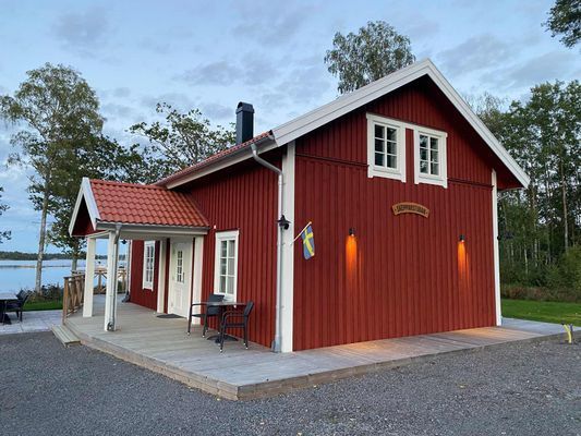 Ett hus vid havet i Gryts skärgård