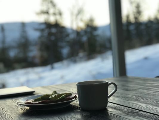 Utsikt vid frukosten