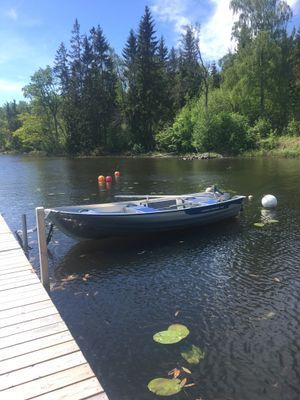 Sommarstuga med motorbåt vid sjön Åsnen - Bild 18