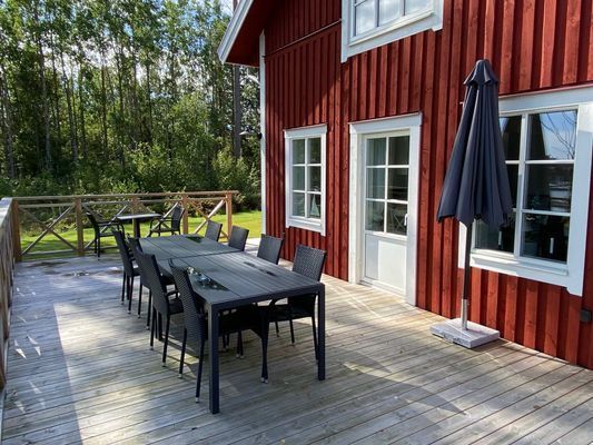 Ett hus vid havet i Gryts skärgård