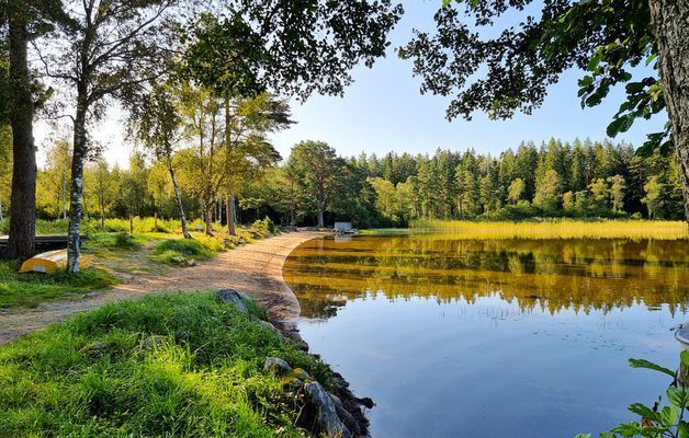 Mysig stuga utanför Borås