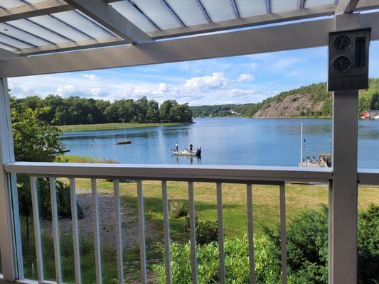 Sandö Norrnäs, Värmdö Strålande havsutsikt, brygga