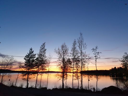 Solnedgång från terrassen