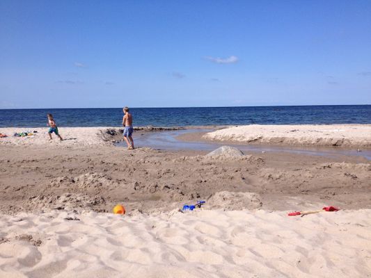 Stuga i Strandbaden nära Kullen och Höganäs