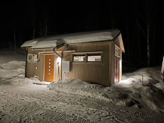 Nybyggd stuga i Bruksvallarna med toppläge