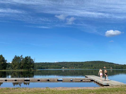 Norberg camping - bad, båt- och kanothyra