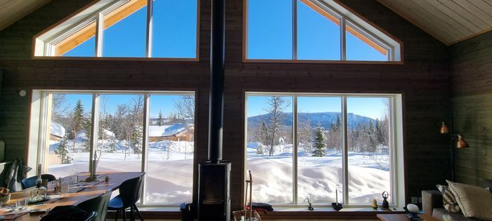 Stuga med underbar utsikt över Funäsdalsberget