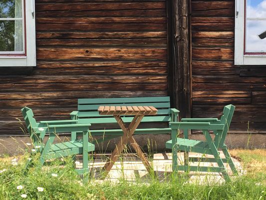 Modernt boende i timmerstuga från 1800-talet - Bild 5