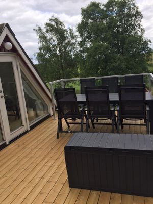 Stuga Båstad/Bjäre, solterrass m utsikt - Bild 14