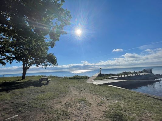 Stuga med panoramautsikt över Kalmarsund