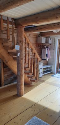 Timmerhus med egen sandstrand och brygga, inkl båt - Bild 13