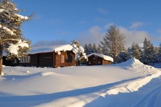 Mysig Timmerstuga Vemdalsfjällen med Laddbox.
