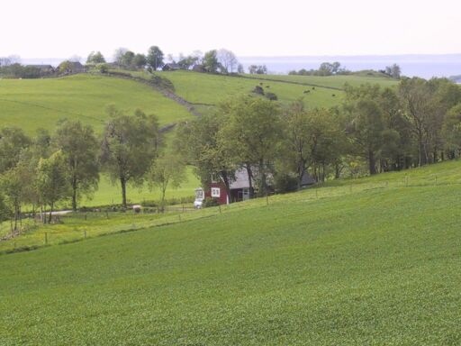 Utsikt ovanför stugan