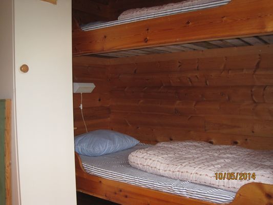 Sovrum med 2 våningssängar