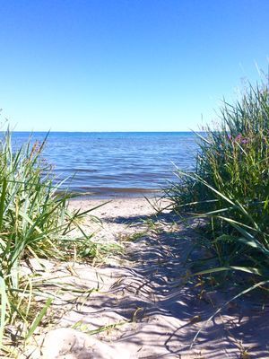 Lilla stranden närmast huset, "Ojmunds"