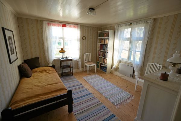 Hörnsovrummet mot trädgården