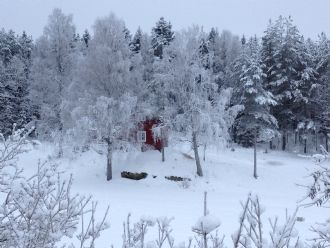 Vintervyn från grannerna