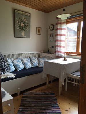 Modernt boende i timmerstuga från 1800-talet - Bild 17