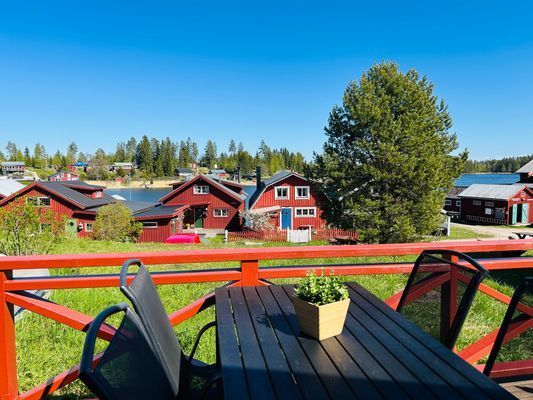 Välkomnade stuga med havsutsikt Skatans fiskeläge