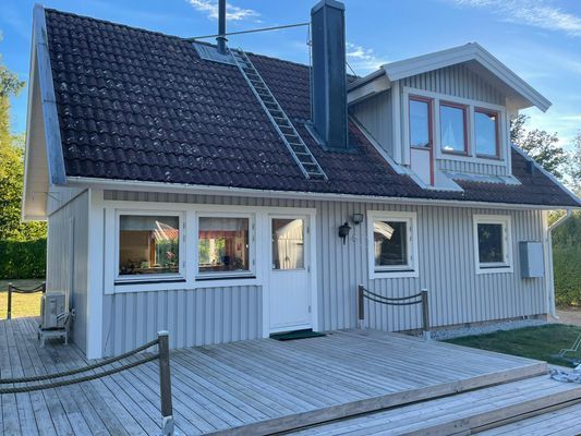 Baskemölla vid skog och fin badplats. - Bild 3