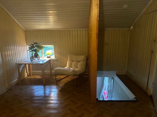 Hall ovanför trappen