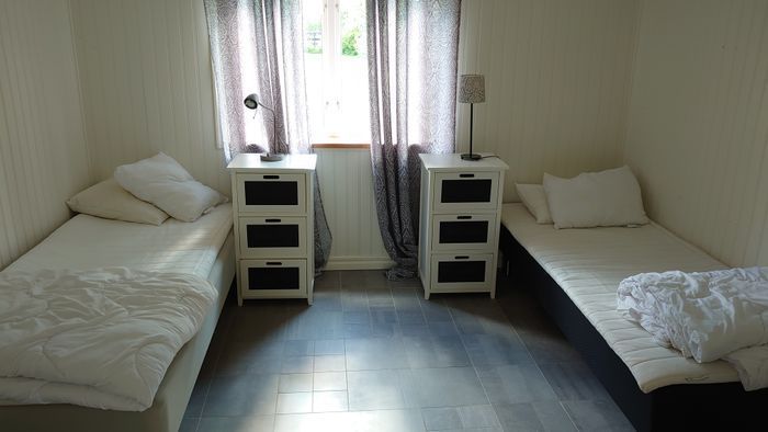 Andra sovrummet entréplan.