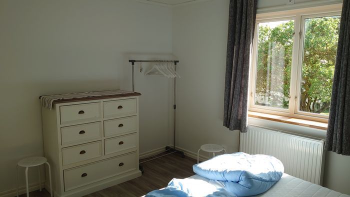 Stora sovrummet på övervåningen.