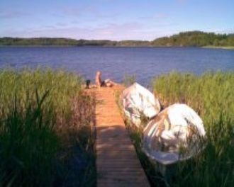 Brygga båtplats badställe