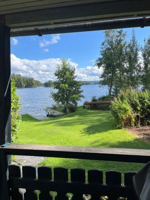 Stuga vid sjön Haggen