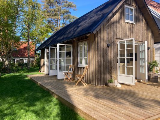 Strandnära stuga i Strandbaden, Kullaberg