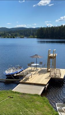 Hus vid sjön i Hoting - Bild 1