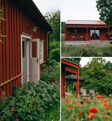 Två stugor i idyllen Orrnäs