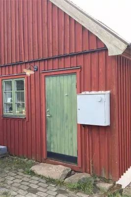 Gemensam tvättstuga i annan byggnad