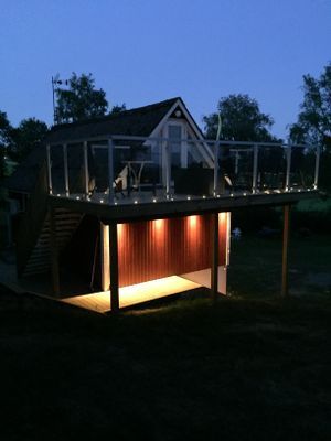 Stuga Båstad/Bjäre, solterrass m utsikt - Bild 12